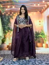 Kf 07 Kalaai Organza Tissue Indo Western